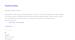 Desktop Screenshot of nightacademy.net